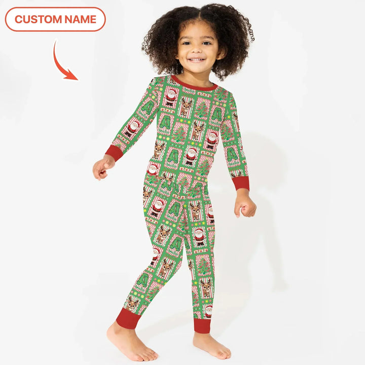 North Pole Wonderland Two Piece Long Sleeve Pajama Set , North Pole Wonderland Two Piece Long Sleeve Pajama Set - 12-18M