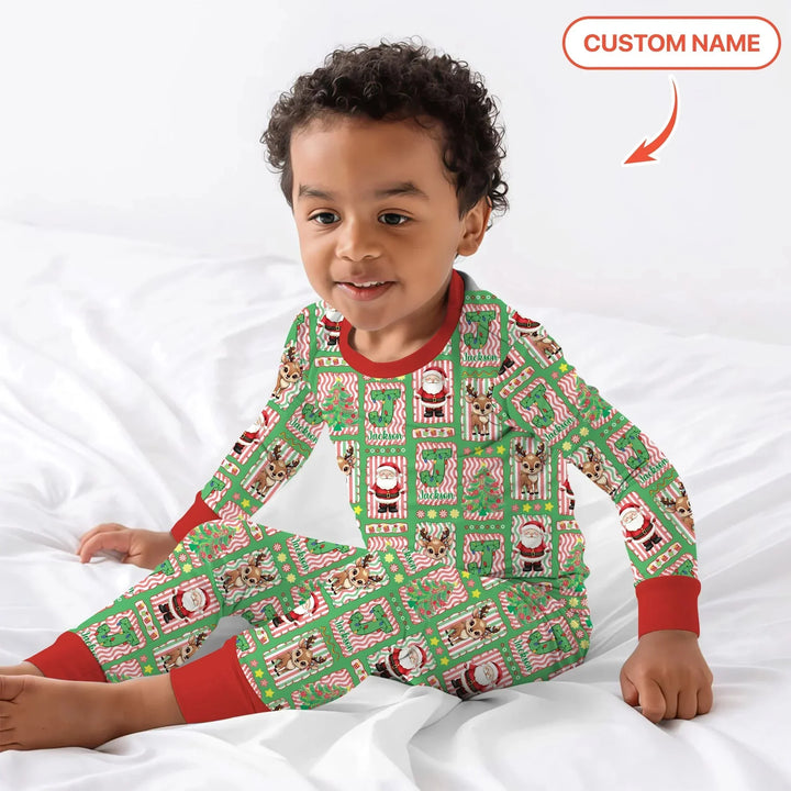 North Pole Wonderland Two Piece Long Sleeve Pajama Set , North Pole Wonderland Two Piece Long Sleeve Pajama Set - 12-18M