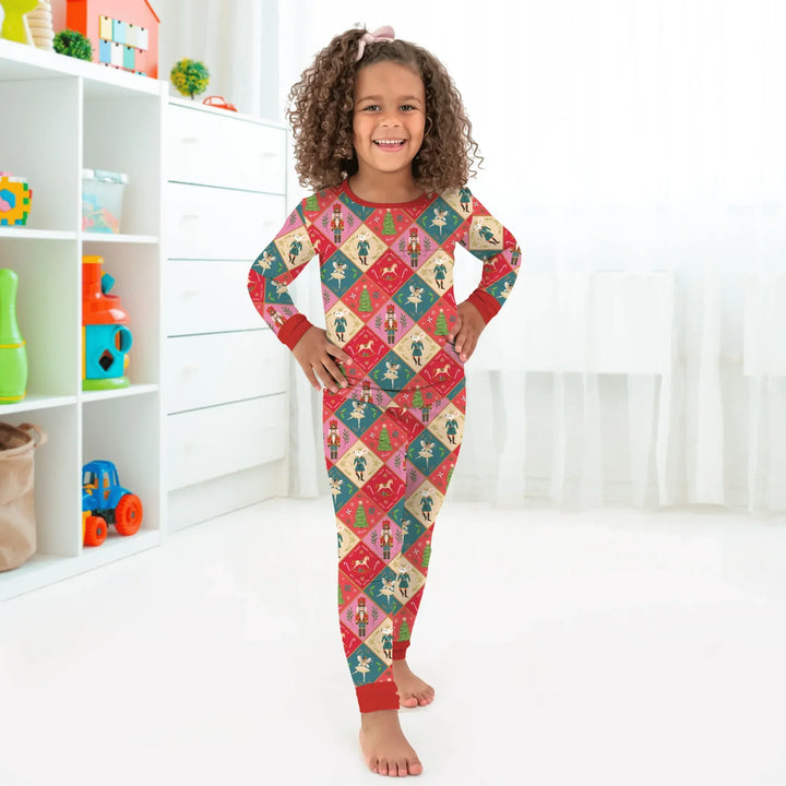 Nutcracker Christmas Magic Two Piece Long Sleeve Pajama Set , Nutcracker Christmas Magic Two Piece Long Sleeve Pajama Set - 12-18M