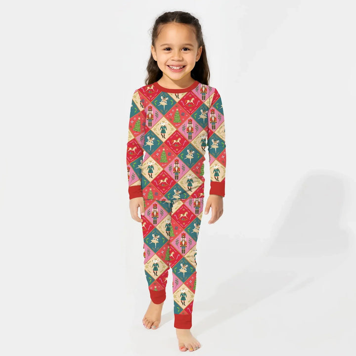 Nutcracker Christmas Magic Two Piece Long Sleeve Pajama Set , Nutcracker Christmas Magic Two Piece Long Sleeve Pajama Set - 12-18M
