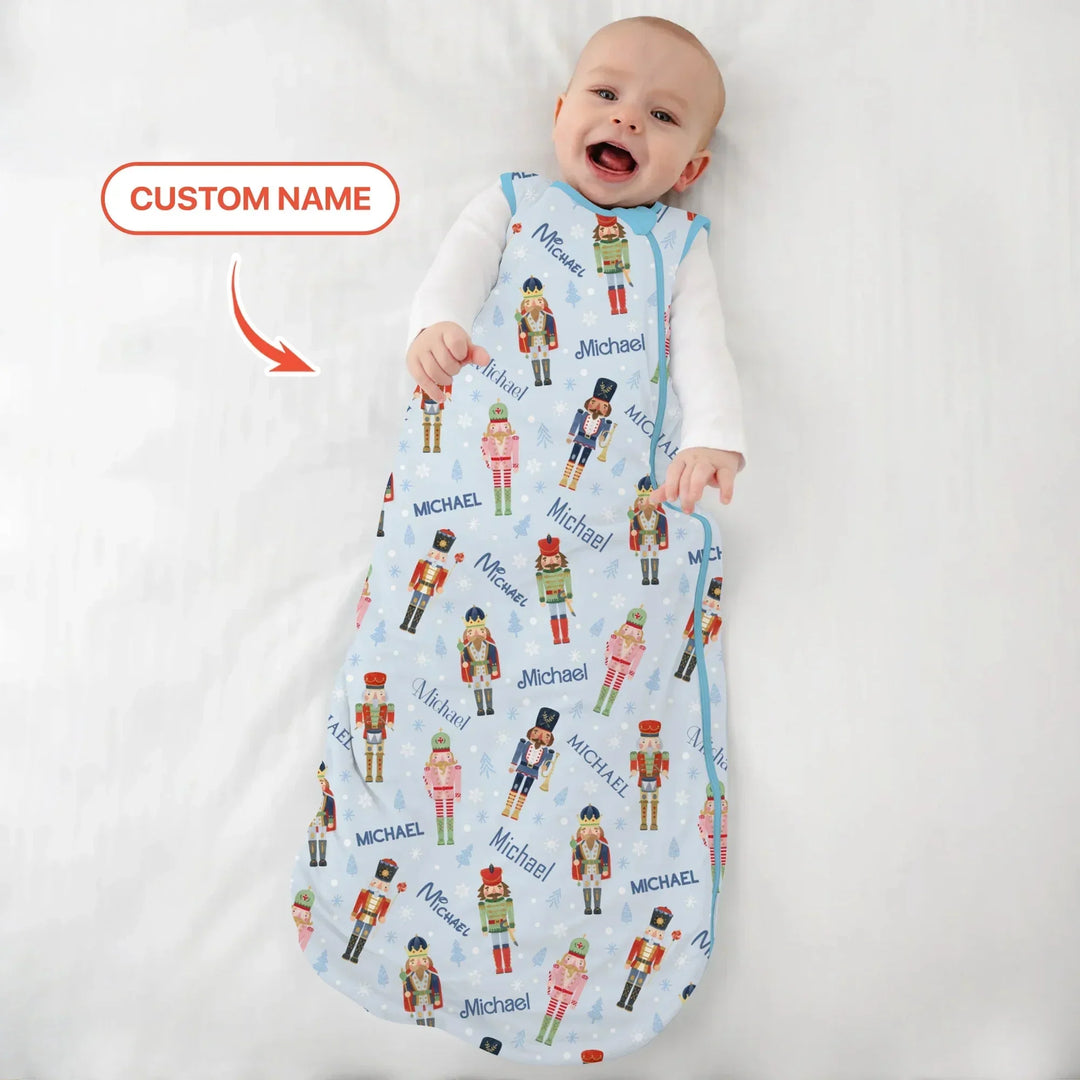 Nutcracker Parade Custom Name Boy Sleep Bag , Nutcracker Parade Custom Name Boy Sleep Bag - XS / 0.5 TOG