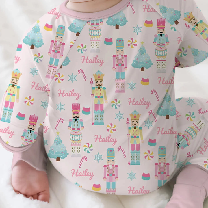 Nutcracker Parade Custom Name Girl Convertible Zippy , Nutcracker Parade Custom Name Girl Convertible Zippy - 0-3M