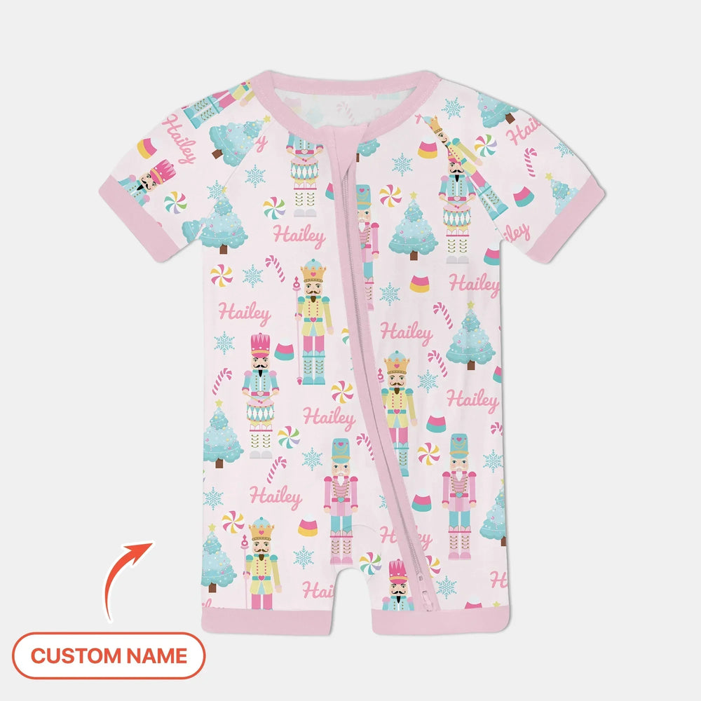 Nutcracker Parade Custom Name Girl Shorty Zippy , Nutcracker Parade Custom Name Girl Shorty Zippy - 0-3M