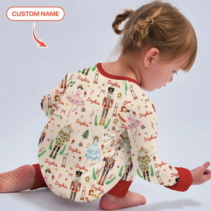 Nutcracker’s Christmas Dream Custom Name Convertible Zippy , Nutcracker’s Christmas Dream Custom Name Convertible Zippy - 0-3M