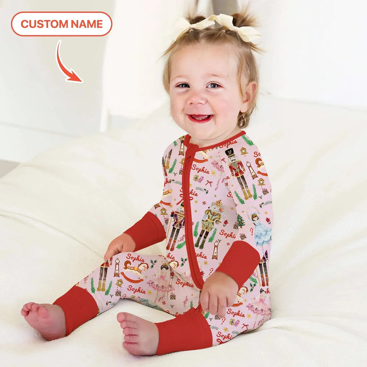 Nutcracker’s Christmas Dream Custom Name Convertible Zippy , Nutcracker’s Christmas Dream Custom Name Convertible Zippy - 0-3M