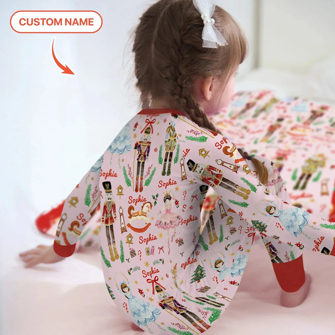 Nutcracker’s Christmas Dream Custom Name Convertible Zippy , Nutcracker’s Christmas Dream Custom Name Convertible Zippy - 0-3M
