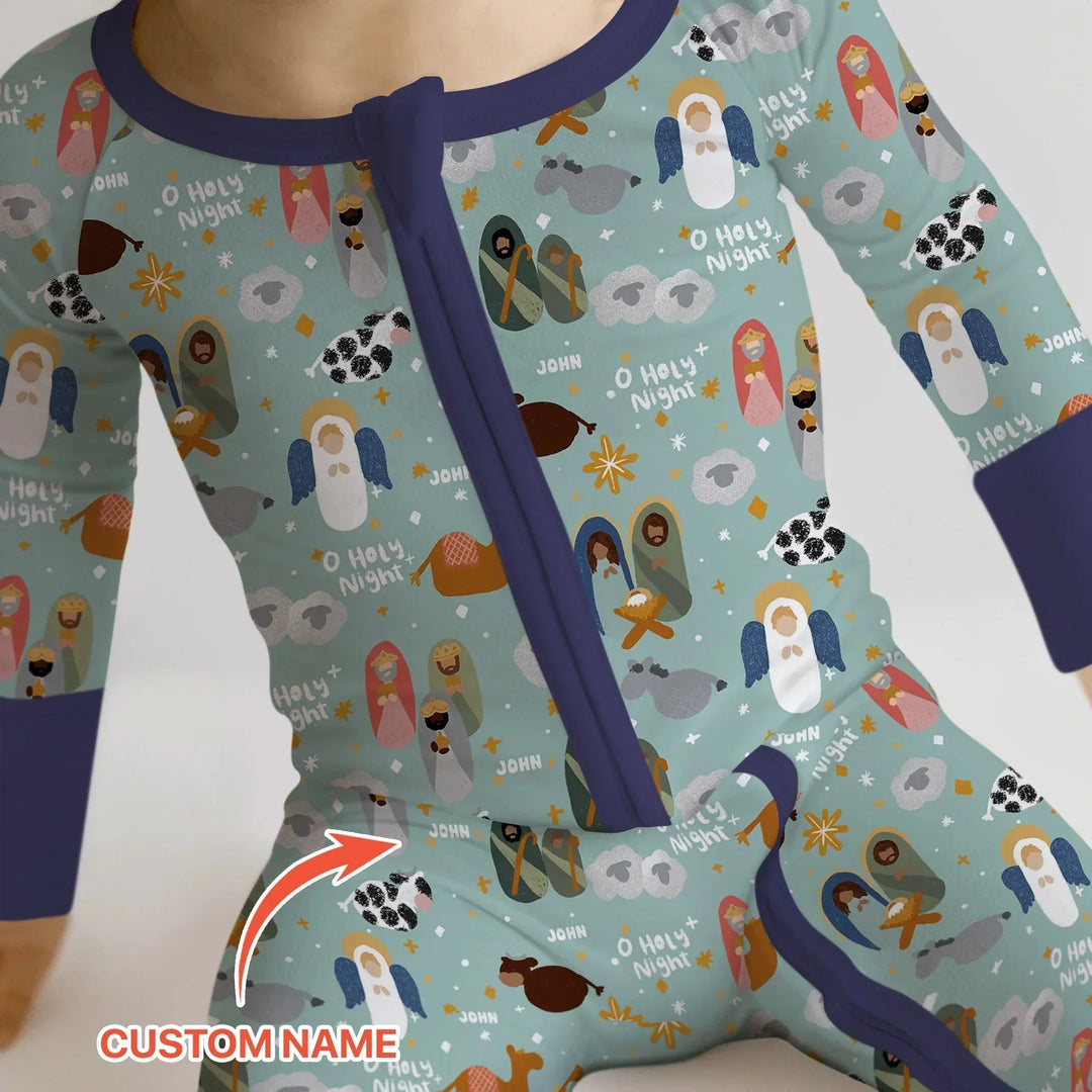 O Holy Night Custom Name Convertible Zippy , O Holy Night Custom Name Convertible Zippy - 0-3M