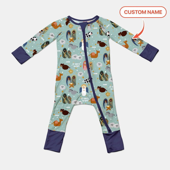 O Holy Night Custom Name Convertible Zippy , O Holy Night Custom Name Convertible Zippy - 0-3M
