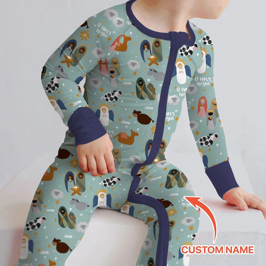 O Holy Night Custom Name Convertible Zippy , O Holy Night Custom Name Convertible Zippy - 0-3M