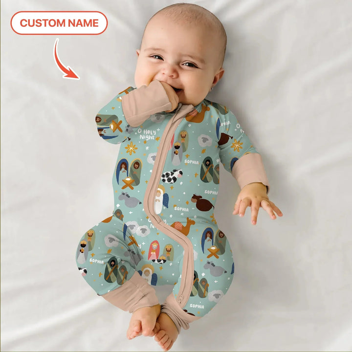 O Holy Night Custom Name Convertible Zippy , O Holy Night Custom Name Convertible Zippy - 0-3M