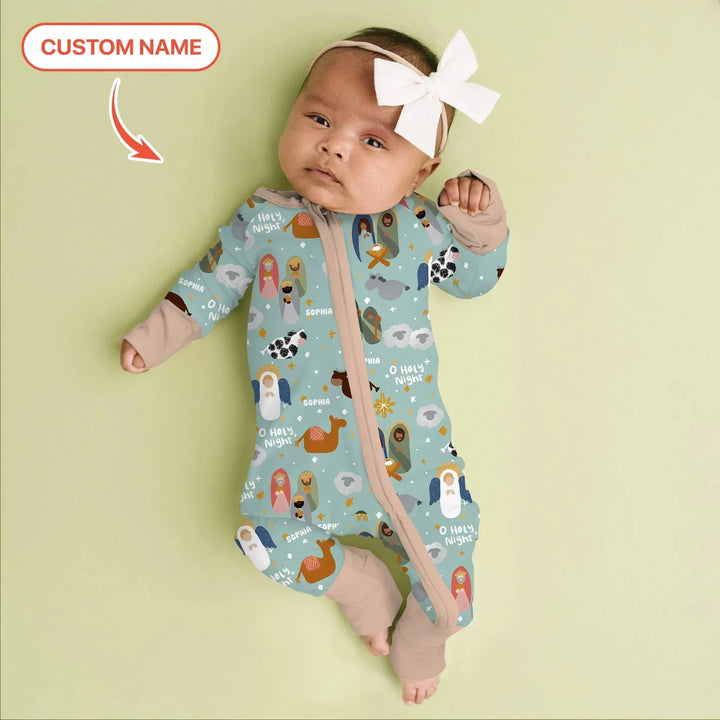 O Holy Night Custom Name Convertible Zippy , O Holy Night Custom Name Convertible Zippy - 0-3M