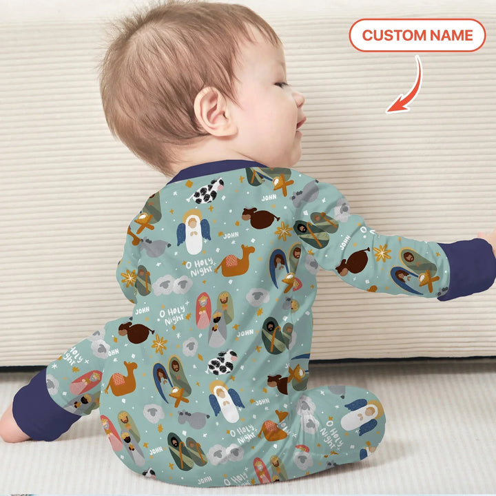 O Holy Night Custom Name Convertible Zippy , O Holy Night Custom Name Convertible Zippy - 0-3M