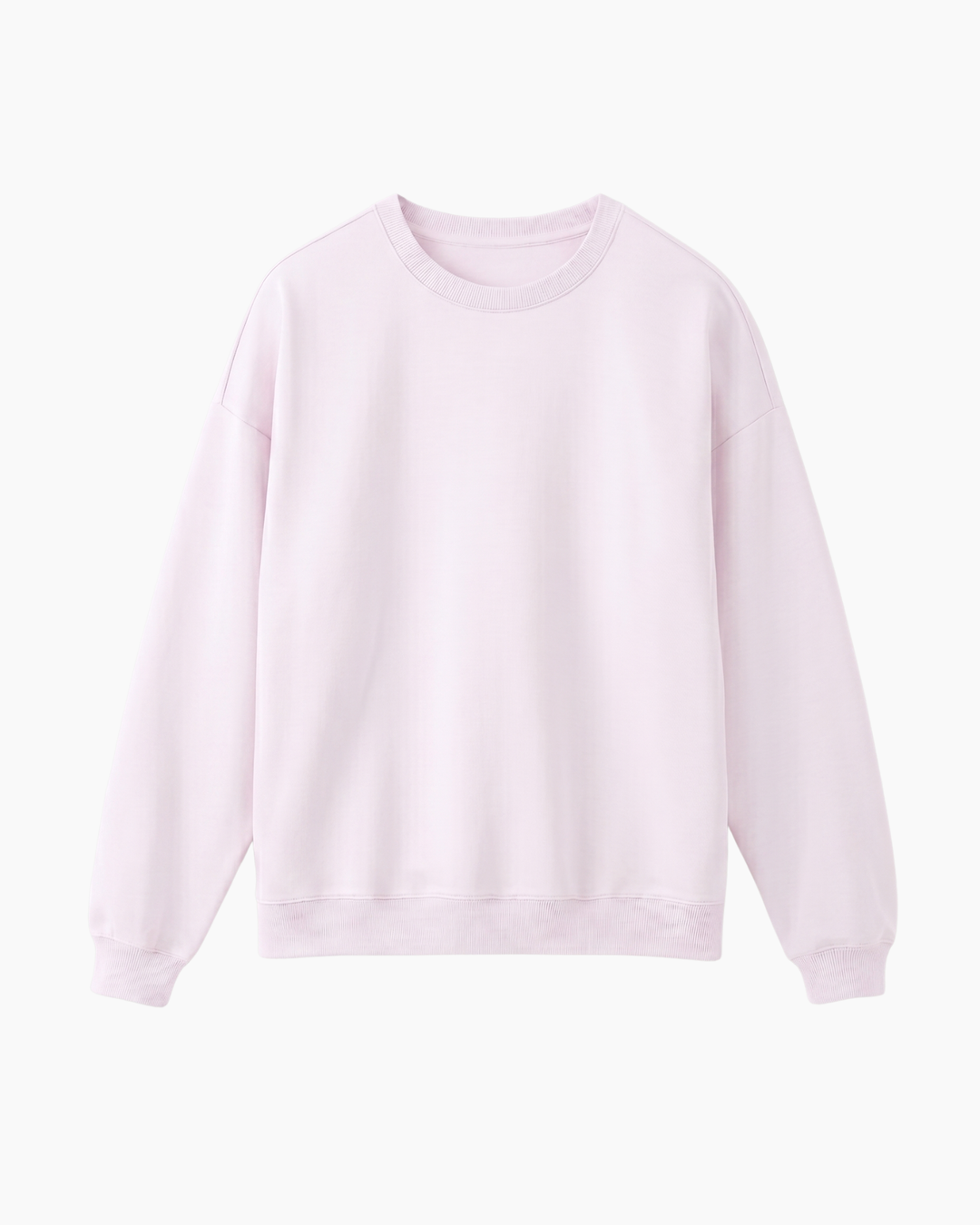 Solid Color Bamboo Adult Crewneck Sweatshirt
