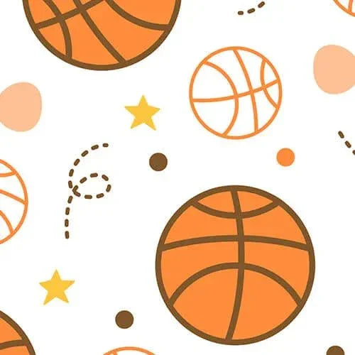 Orange Basketball Shorty Zippered Romper , Orange Basketball Shorty Zippered Romper - 0-3M