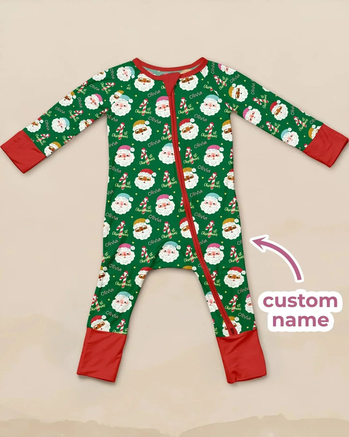 Personalized 1st Christmas Convertible Zippy , Personalized 1st Christmas Convertible Zippy - 0-3M