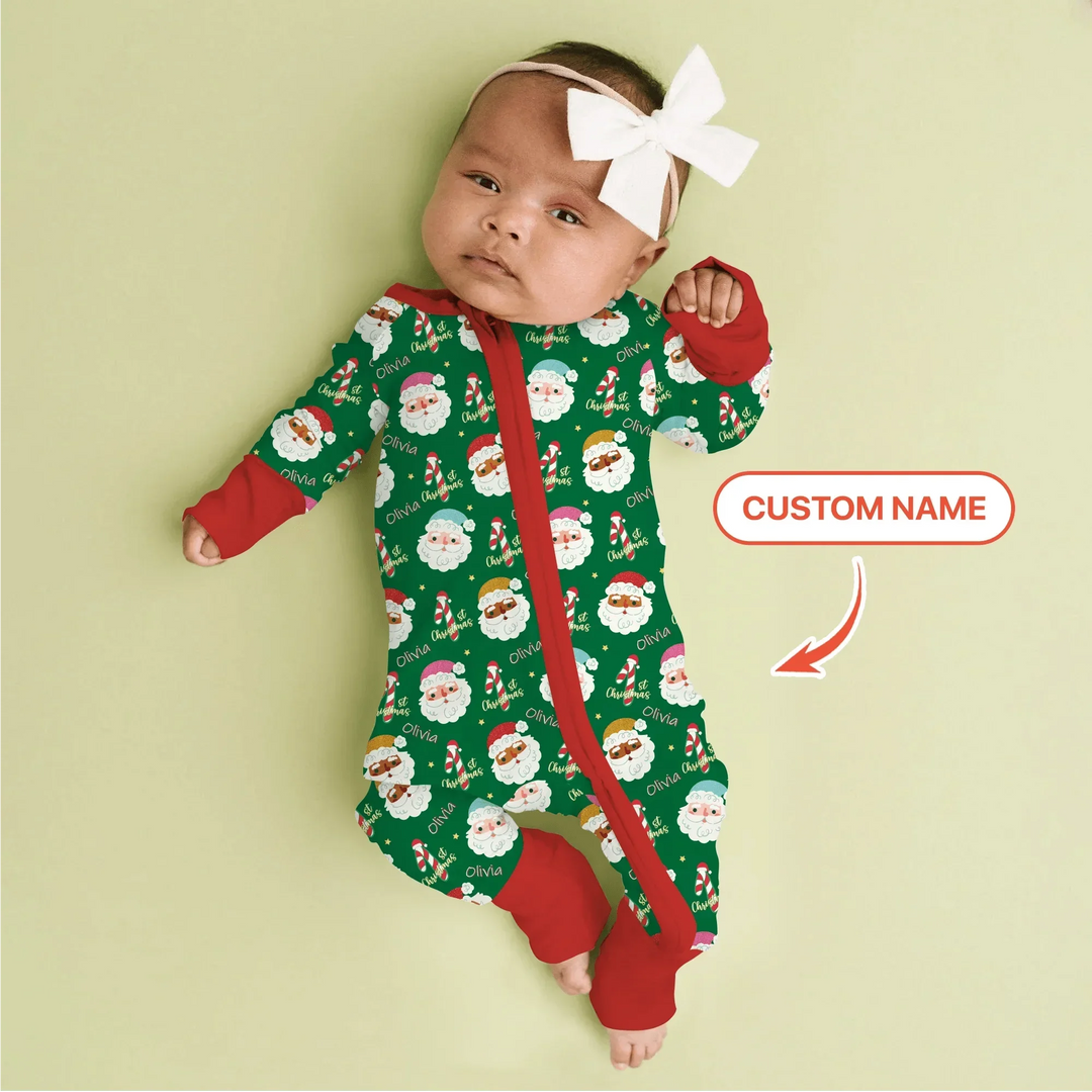 Personalized 1st Christmas Convertible Zippy , Personalized 1st Christmas Convertible Zippy - 0-3M