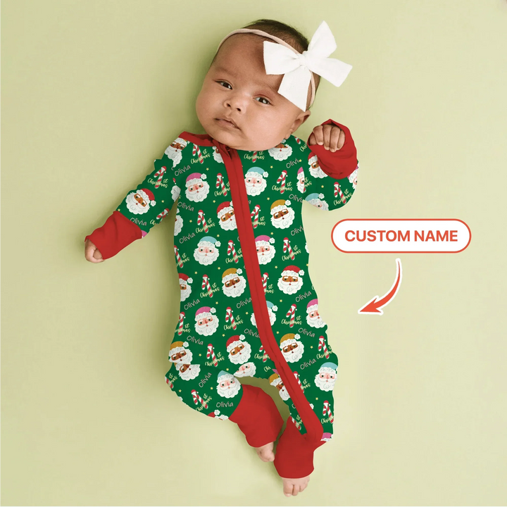Personalized 1st Christmas Convertible Zippy , Personalized 1st Christmas Convertible Zippy - 0-3M