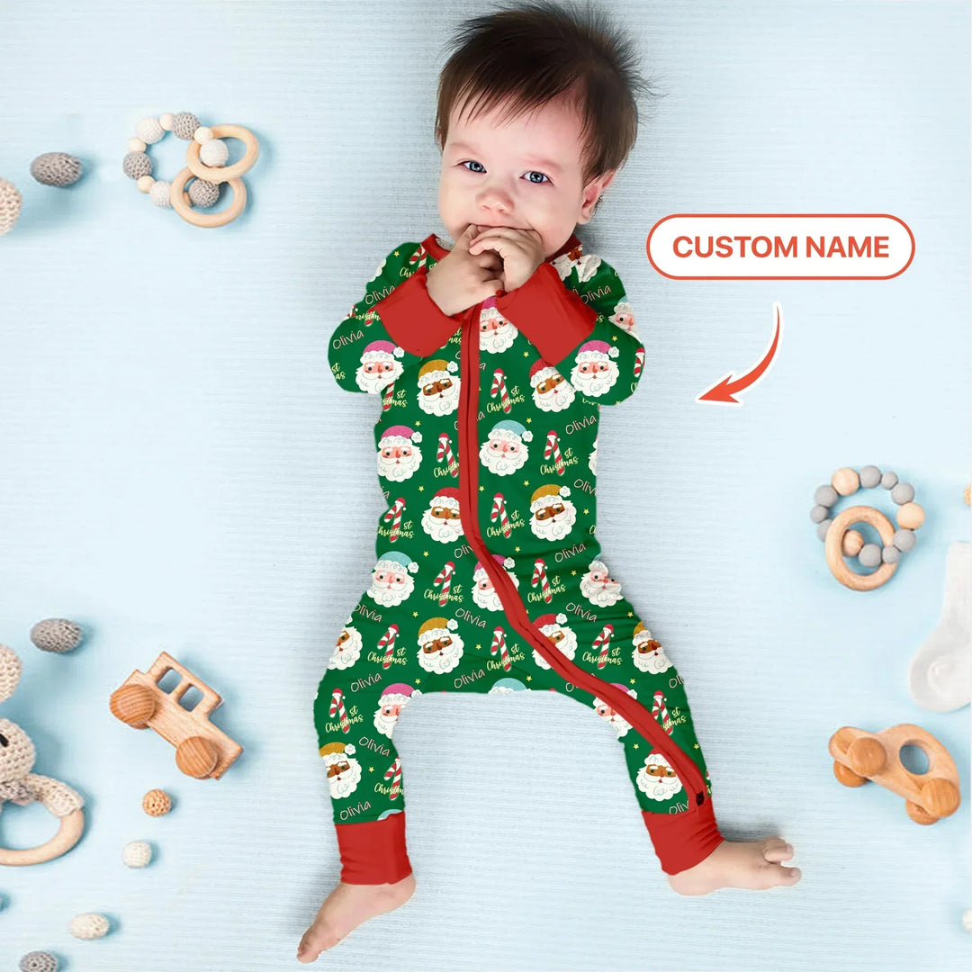 Personalized 1st Christmas Convertible Zippy , Personalized 1st Christmas Convertible Zippy - 0-3M