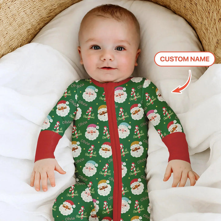 Personalized 1st Christmas Convertible Zippy , Personalized 1st Christmas Convertible Zippy - 0-3M