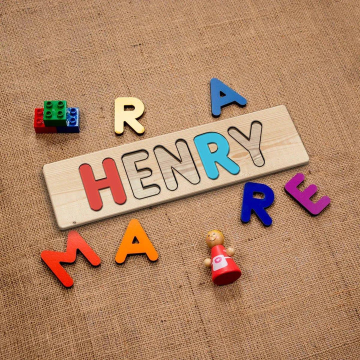 Personalized Colorful Name Puzzle For Kids , Personalized Colorful Name Puzzle For Kids - Default Title