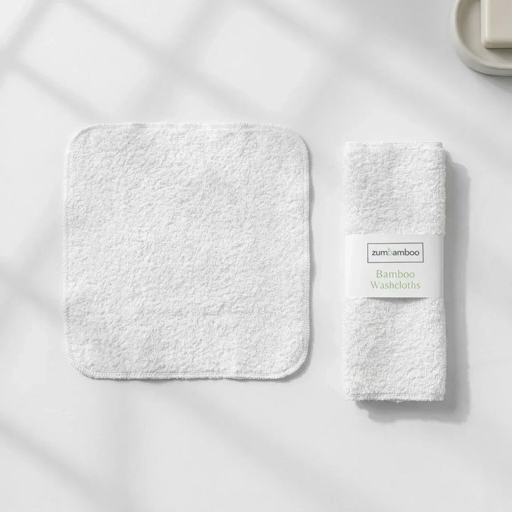Bamboo Washcloth in Cloud