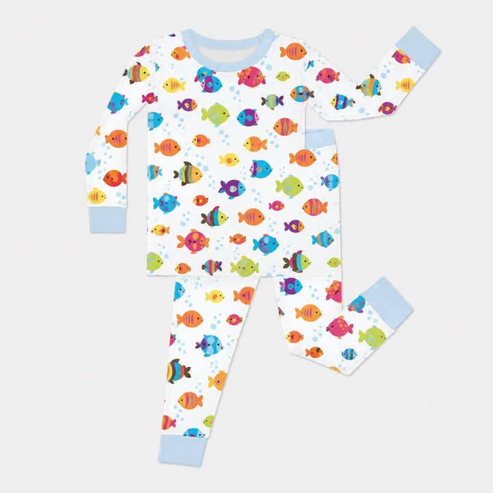 Little Fisher’s Adventure Bamboo Two Piece Long Sleeve Pajama Set