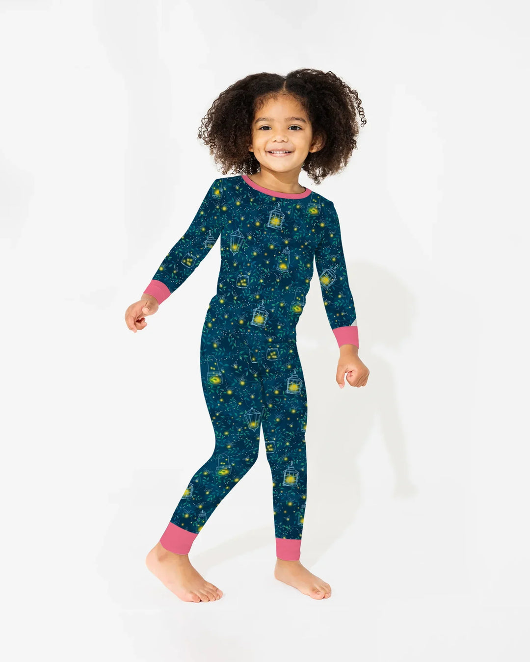 Firefly Lantern Night Bamboo Two Piece Long Sleeve Pajama Set