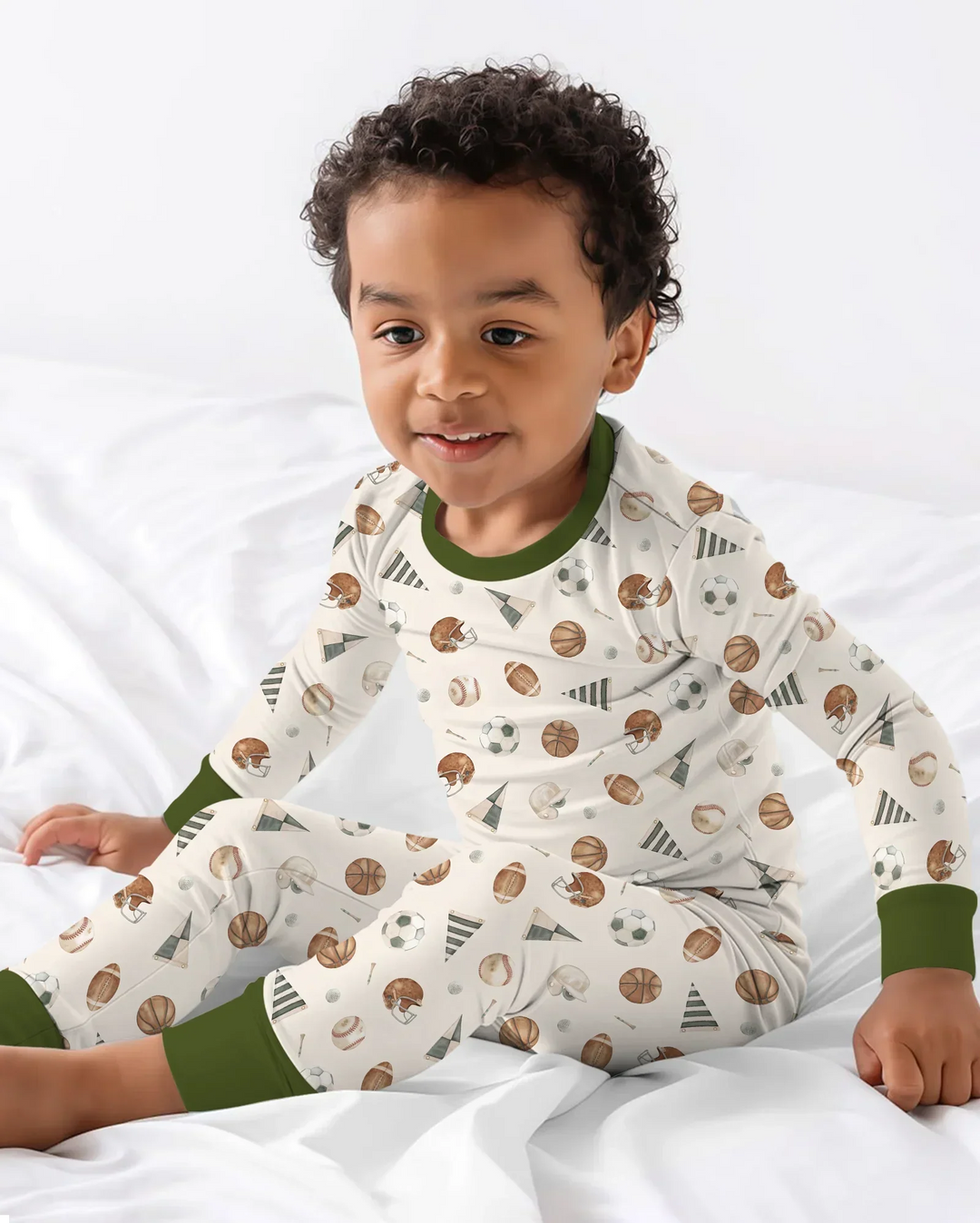 Game Day Heroes Bamboo Two Piece Long Sleeve Pajama Set