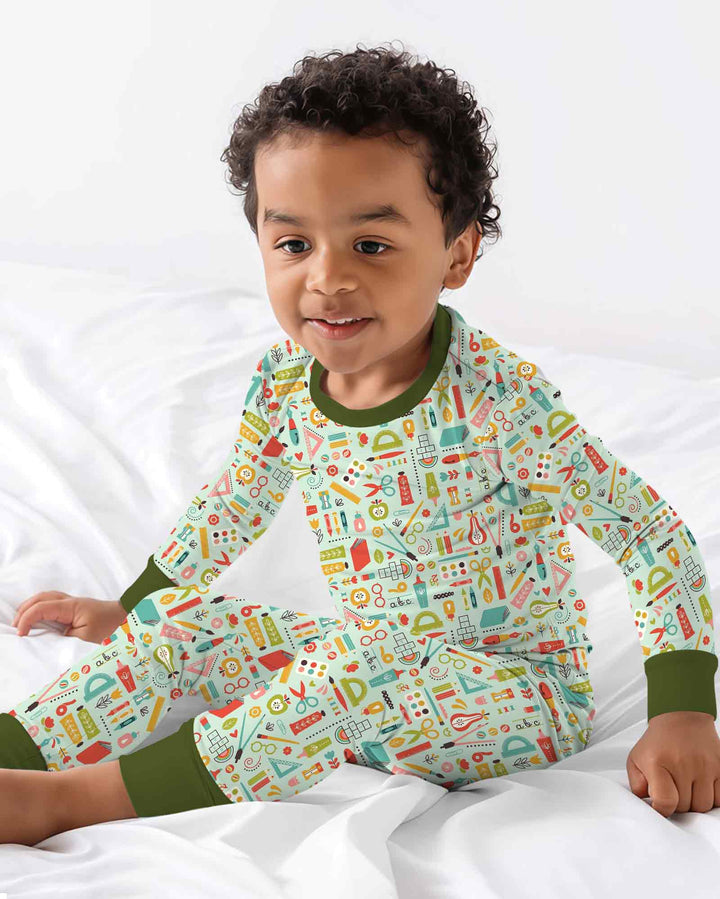 Creative Classroom Bamboo Two Piece Long Sleeve Pajama Set
