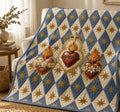 Sacred Hearts  Bamboo Quilt Blanket