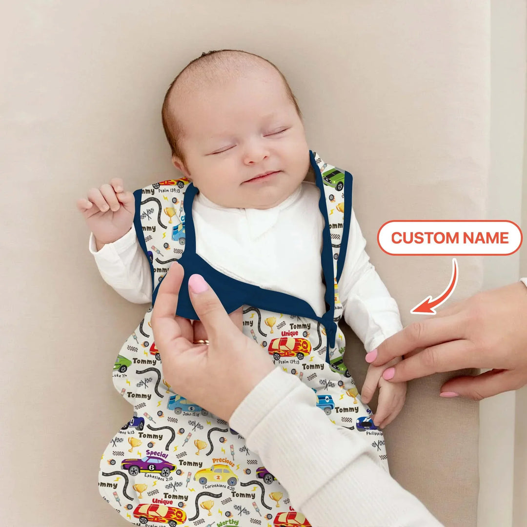 Racing Fun God Says I Am Custom Name Sleep Bag , Racing Fun God Says I Am Custom Name Sleep Bag - XS / 0.5 TOG