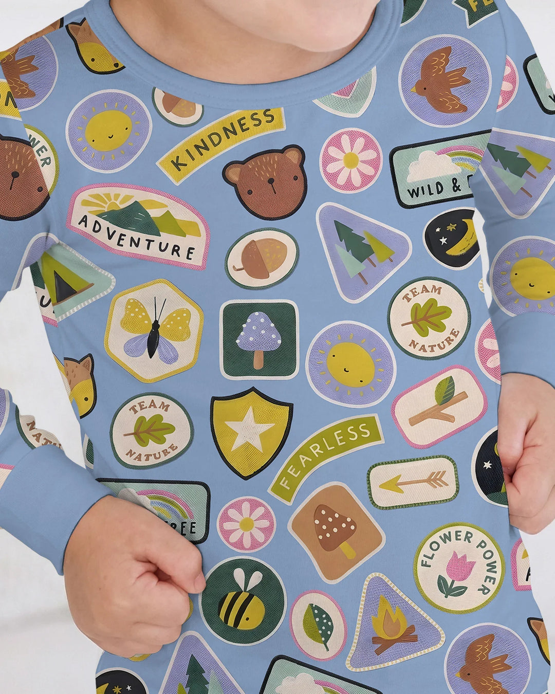 Little Explorer Bamboo Two Piece Long Sleeve Pajama Set