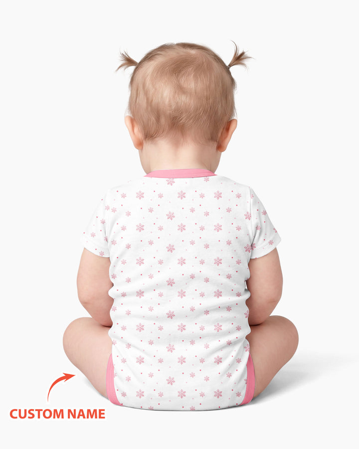 Snow Baby Christmas Bamboo Bodysuit
