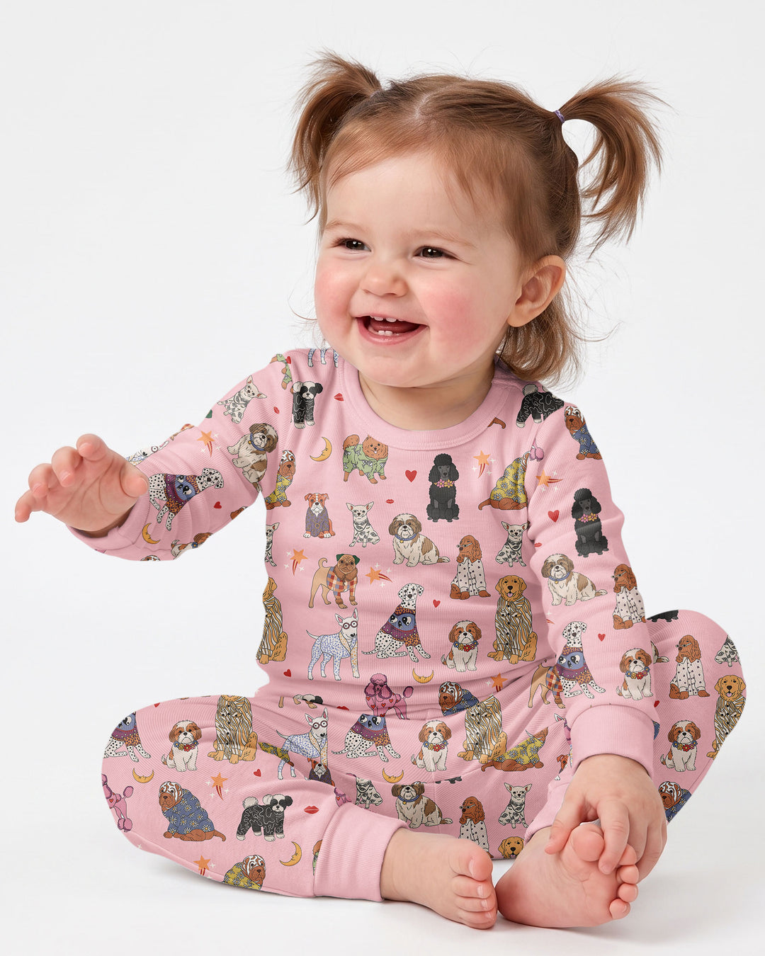 Paws In Pajamas Bamboo Two Piece Long Sleeve Pajama Set