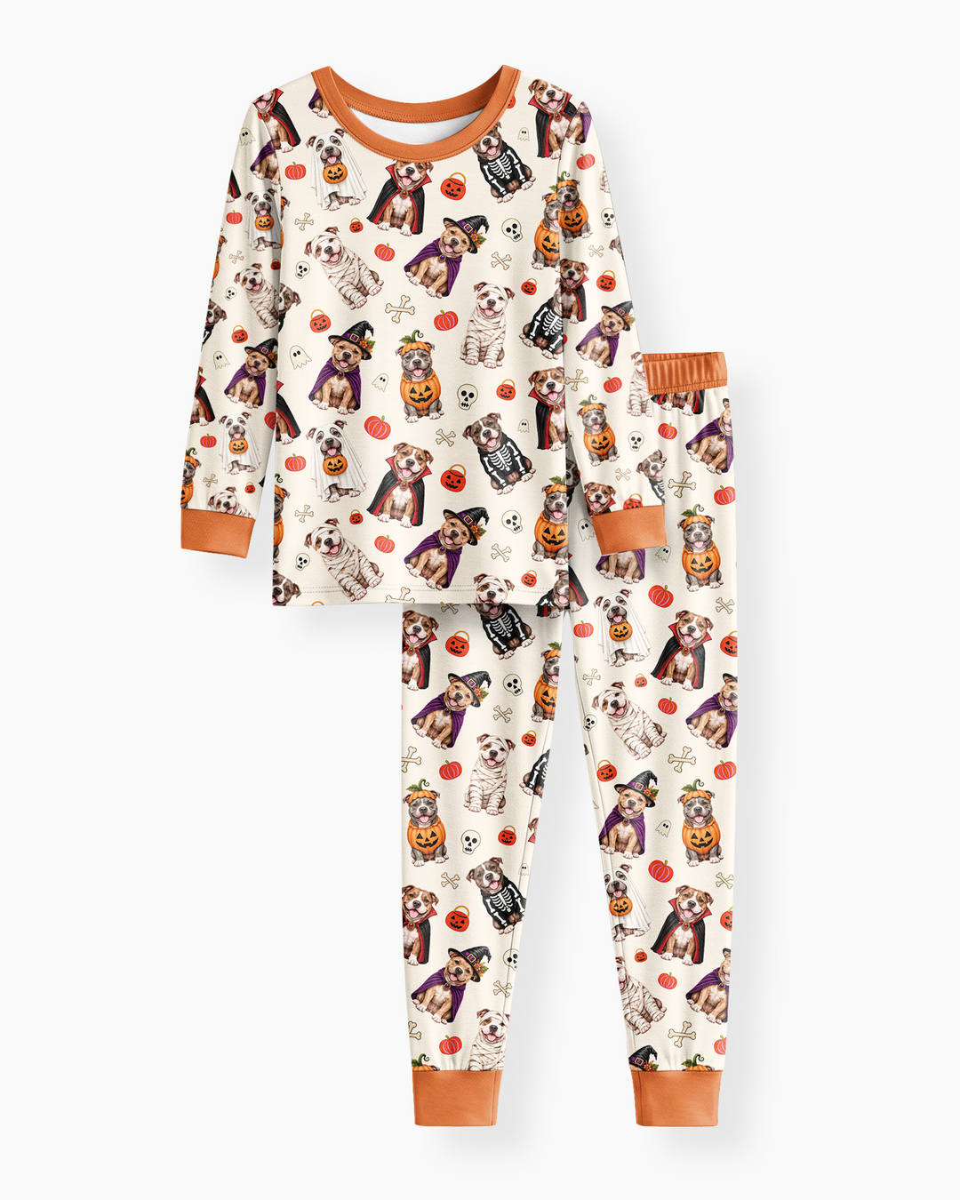Pit Boo Bamboo Two Piece Long Sleeve Pajama Set