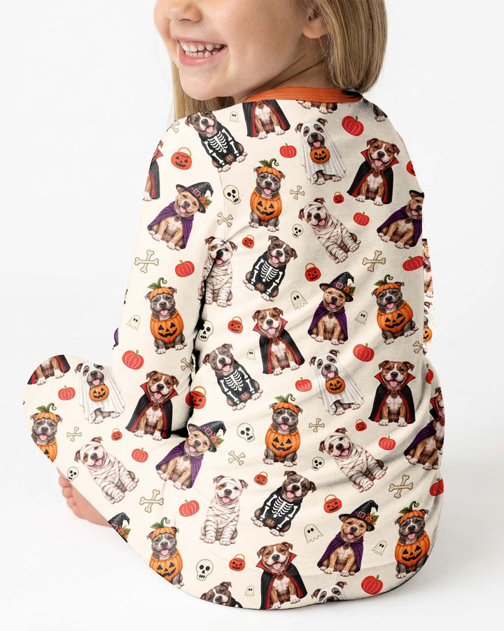 Pit Boo Bamboo Two Piece Long Sleeve Pajama Set