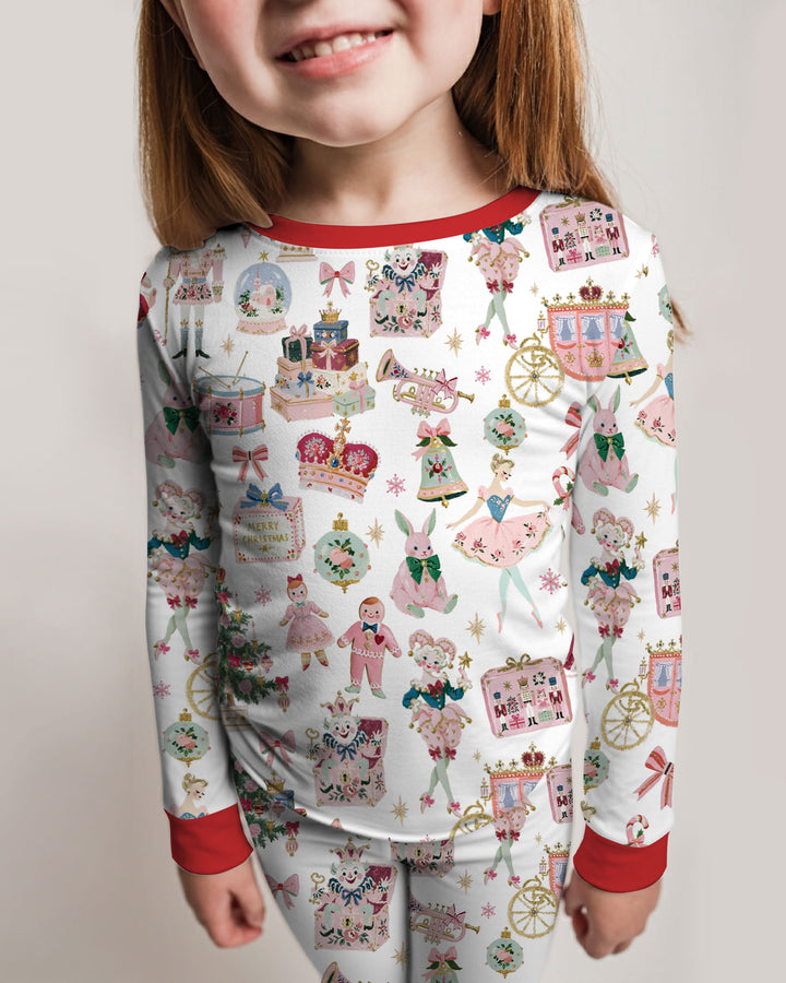 Nutcracker Christmas Bamboo Two Piece Long Sleeve Pajama Set