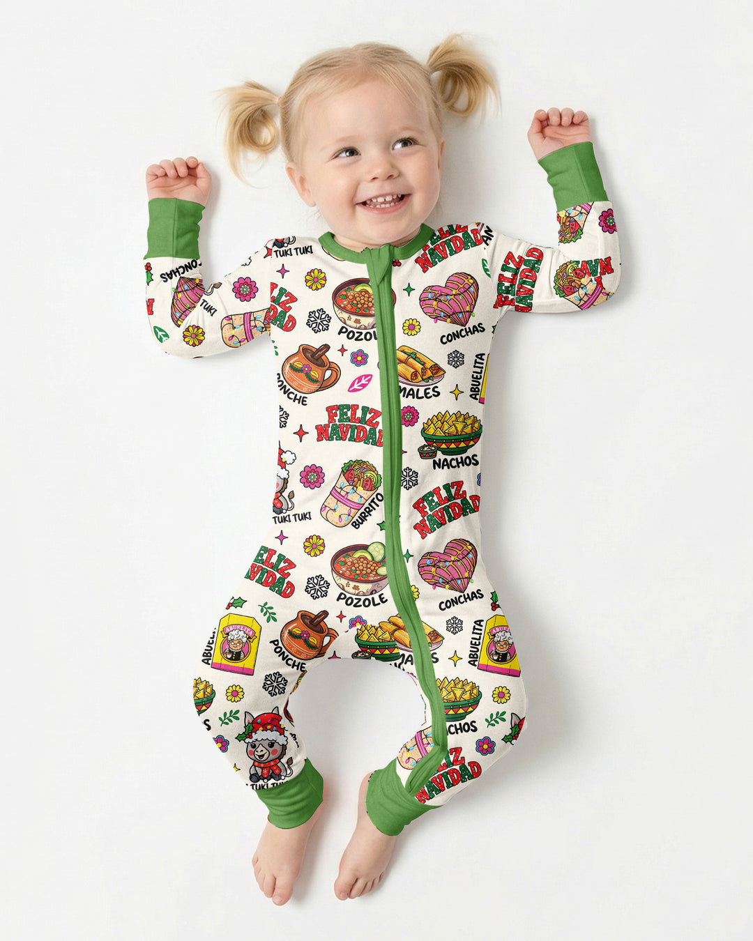 Mexican Christmas Feliz Navidad Bamboo Convertible Zippy
