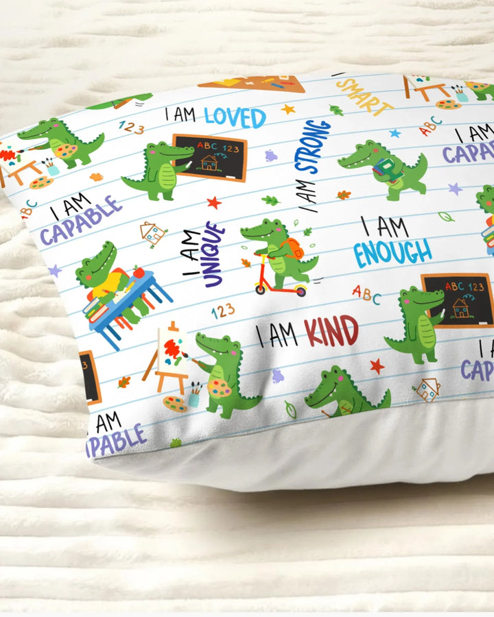 Brave Gator Days Bamboo Pillow Case