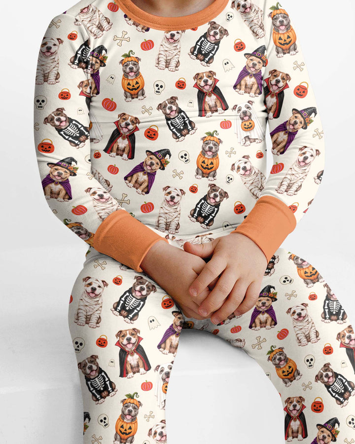 Pit Boo Bamboo Two Piece Long Sleeve Pajama Set