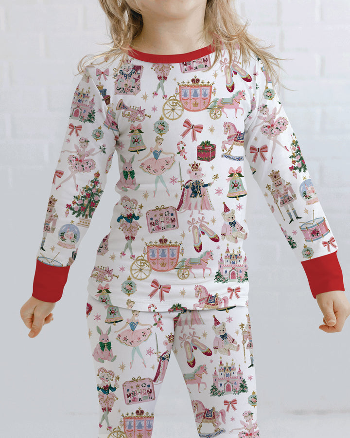 Nutcracker Christmas Bamboo Two Piece Long Sleeve Pajama Set