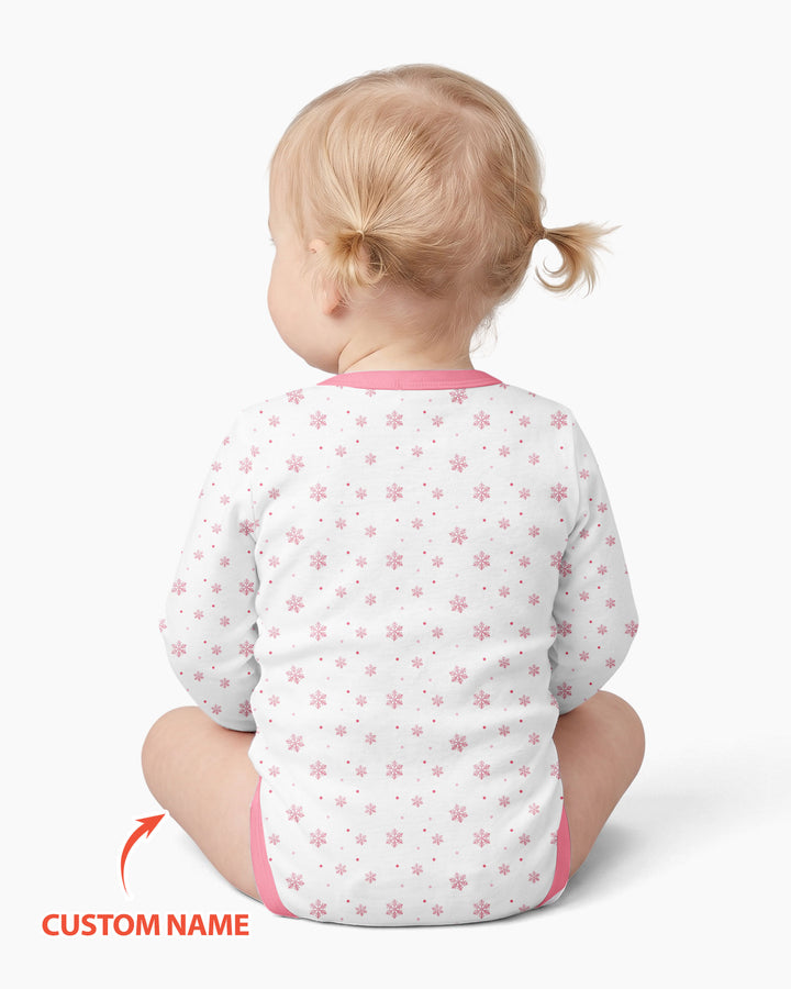 Snow Baby Christmas Bamboo Bodysuit