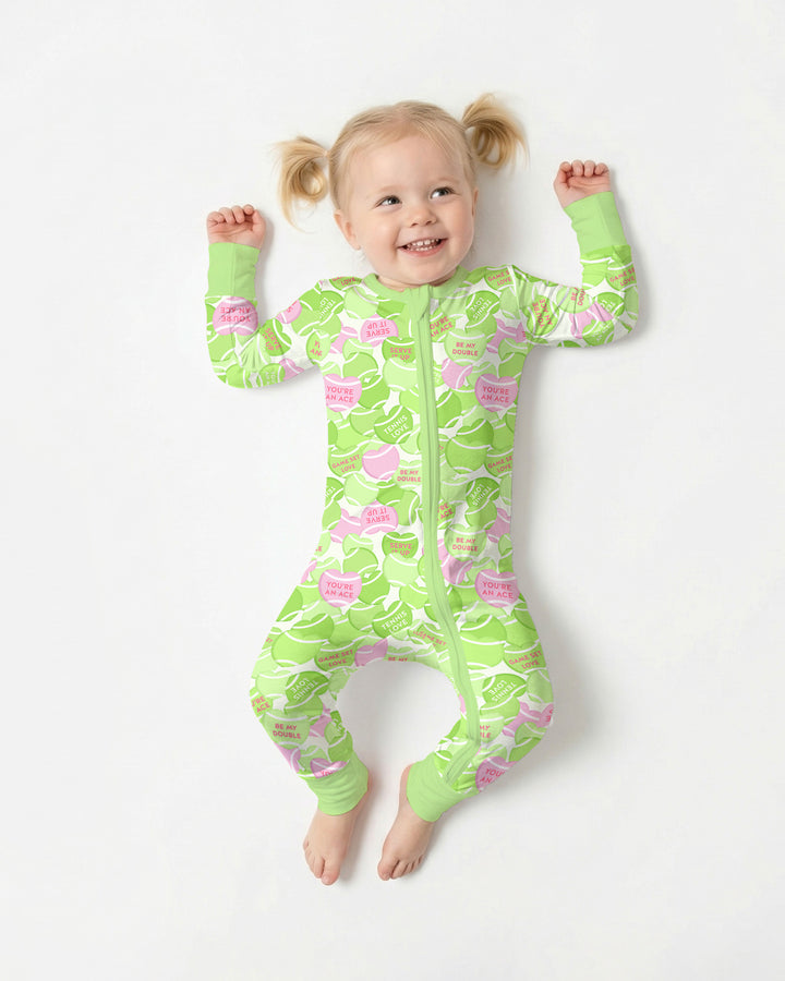 Tennis Candy Family Matching Bamboo Convertible Zippy
