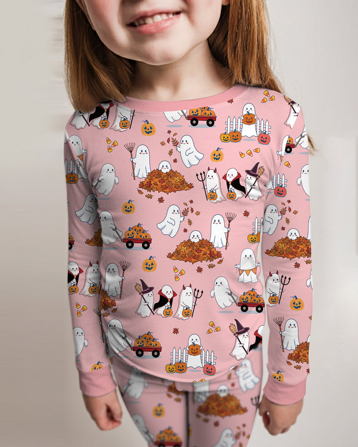 Halloween Town  Bamboo Two Piece Long Sleeve Pajama Set