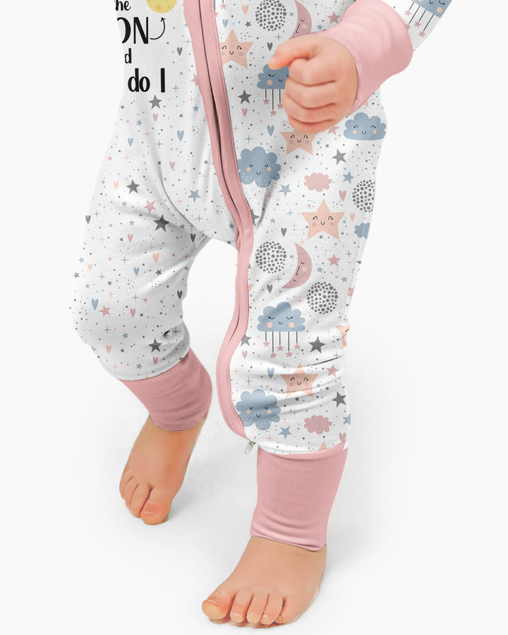 My Mommy Loves Me To The Moon And So Do I Bamboo Convertible Zippy