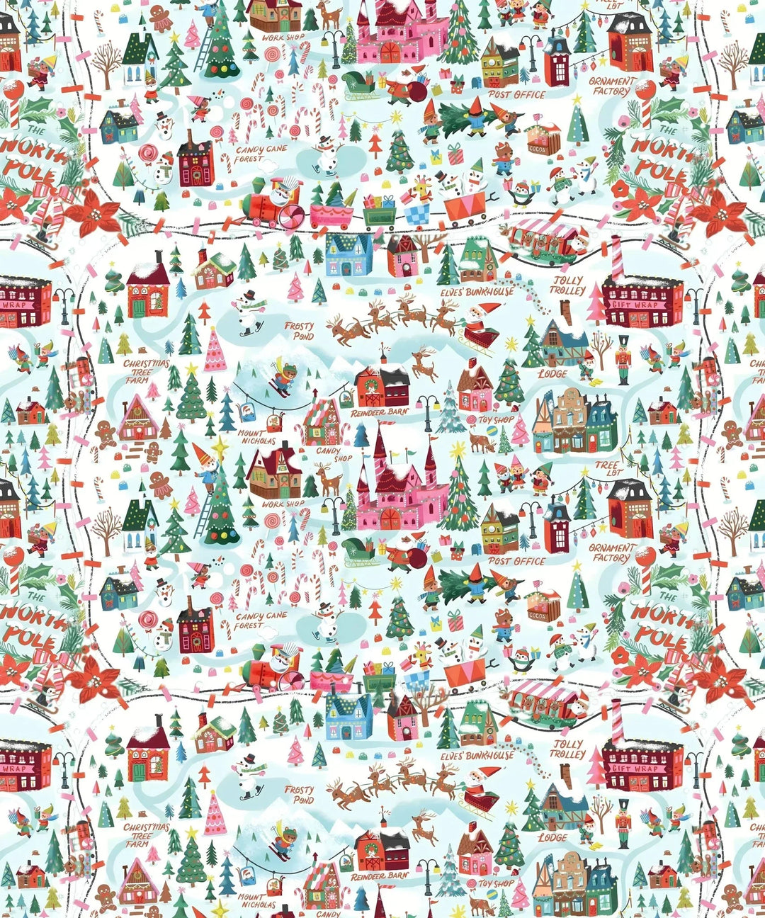Santa's City Maps Two Piece Short Sleeve Shorts Pajama Set , Santa's City Maps Two Piece Short Sleeve Shorts Pajama Set - 12-18M / Green