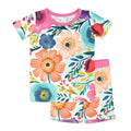 Secret Garden Two Piece Short Sleeve Shorts Pajama Set , Secret Garden Two Piece Short Sleeve Shorts Pajama Set - 12-18M