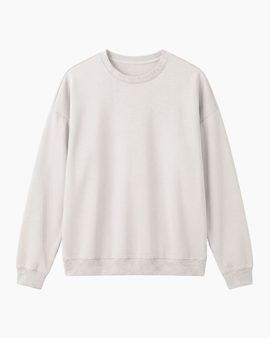 Solid Color Bamboo Adult Crewneck Sweatshirt