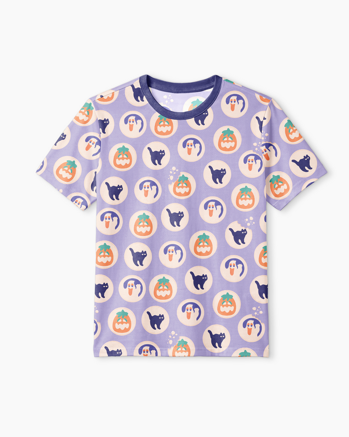 Boo Crew  Bamboo Men Short Sleeve Short Pajama Set