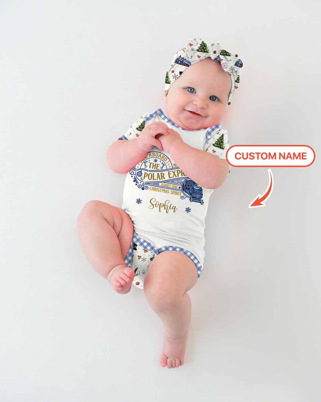Custom Name North Pole Adventure Bamboo Bodysuit